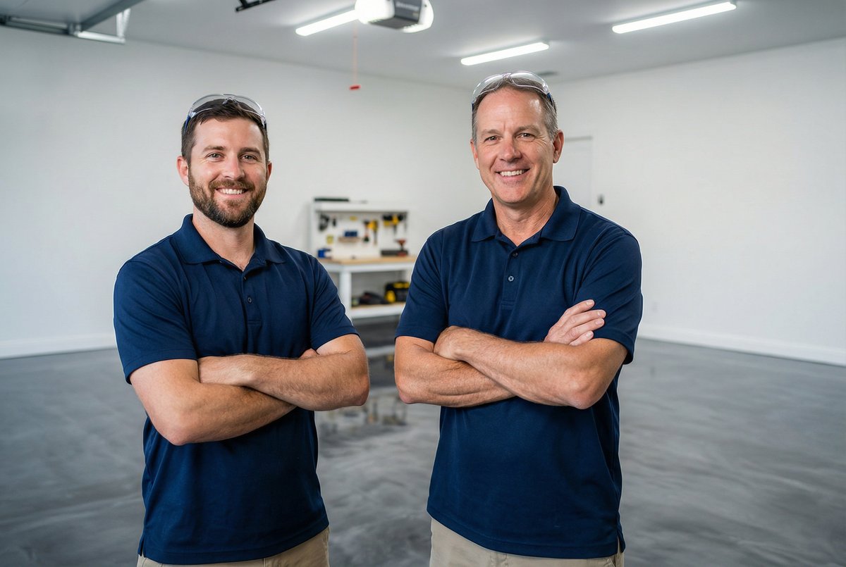 Palm Bay Epoxy Flooring team ready to install your new floor